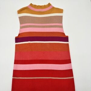 Ann Taylor Pink and Tan Knit Top